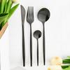 16pcs Mirror Durable Flatware Stainless Steel Cutlery Set Knife Coffee Spoon Fork Dinnerware Set Western Party Kitchen Tableware