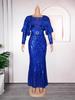 Elegant Plus Size Sequin Party Evening Dress for Women