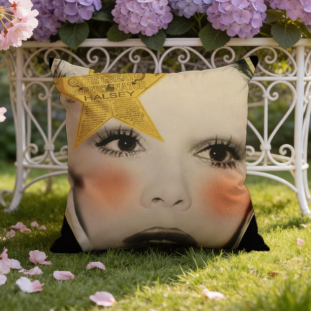 Singer H-Halsey Cushion Cover Home & Car Dual-Scene Pillow Cover: Reversible for Premium Comfort