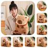 Cute Plush Capybara Toy Soft And Cuddly Stuffed Animal For Kids Perfect Birthday Gift 30cm Height