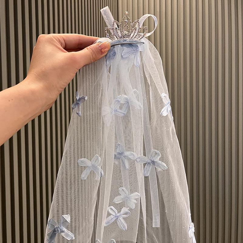 

Принцесса Бант Фата Заколки для волос для девочек - Корона на день рождения Эльза Заколки для волос Аксессуар к детскому платью