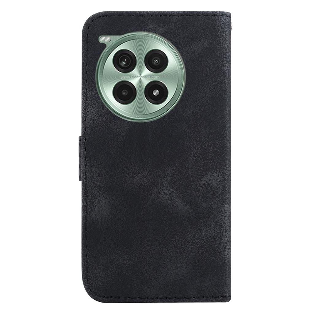 For OnePlus Ace 3 Pro 5G Stand Case 7-Shaped Pattern Imprint Leather Phone Cover