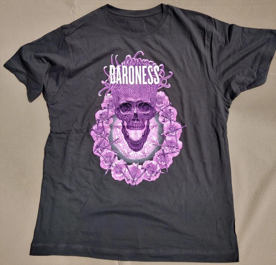 Baroness Band Skull Metal Band Cotton Black T Shirt S5XL K1064 Unisex T-Shirt S