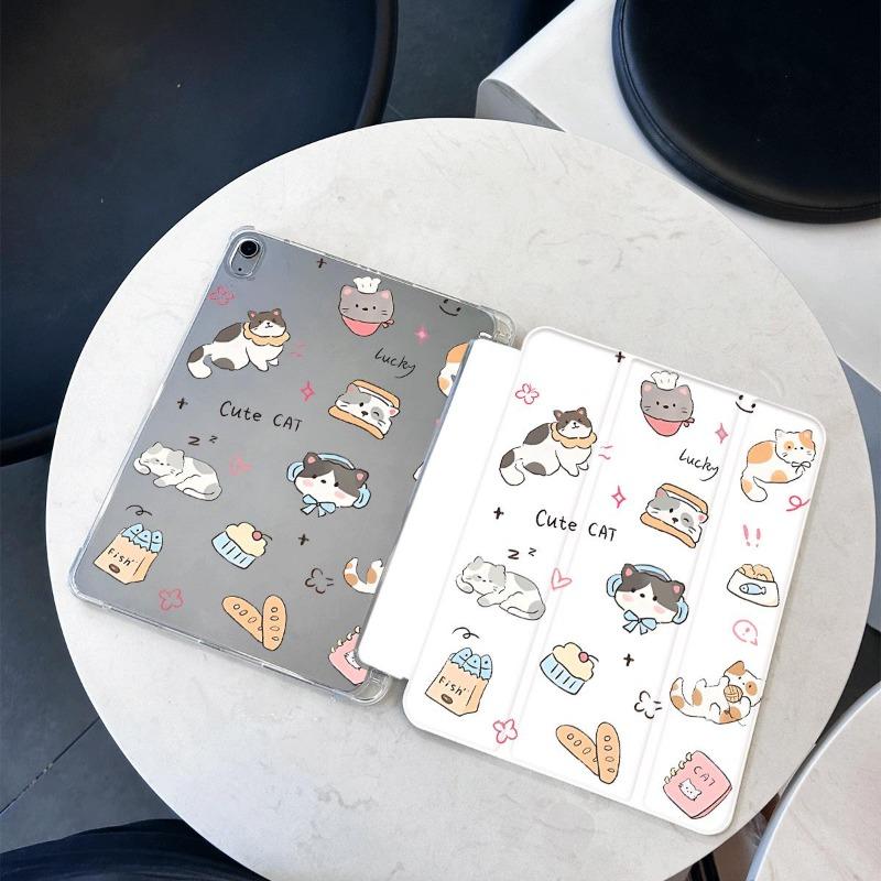 Cute Cat Ipad Cover for IPad 10.2 Case 7/8/9th Generation IPad 10th Generation Case 2022 Air 5/4th Pro 11 2nd 3rd 4th 9.7 5/6th
