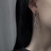 New Women's Earrings Europe and The United States Exaggerated Street Personality Fashion Trend Hip Hop Earrings