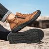 39-48 Men's Casual Shoes Breathable Mesh Casual Sneakers Boots for Men Mens Leather Boots Men's Genuine Leather Moccasins