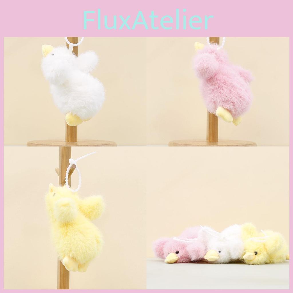 Plüsch-Enten-Schlüsselanhänger mit PP-Baumwollfüllung für Taschen-Deko und Sammler