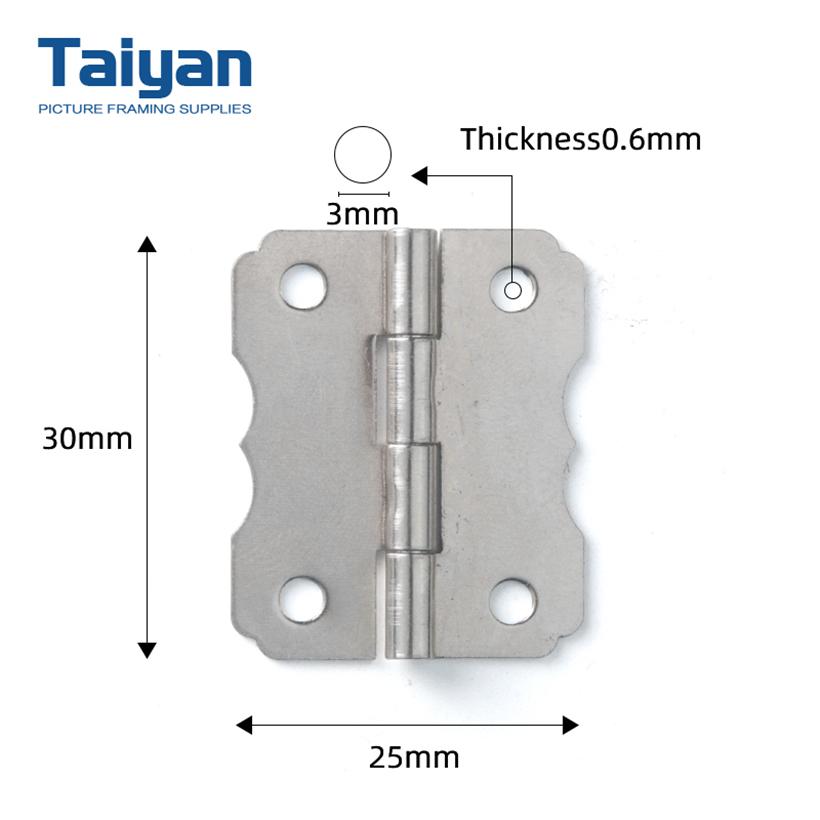 Decorative Silver Butterfly Hinge with 4 Holes for Picture Frame Window Door Hardware