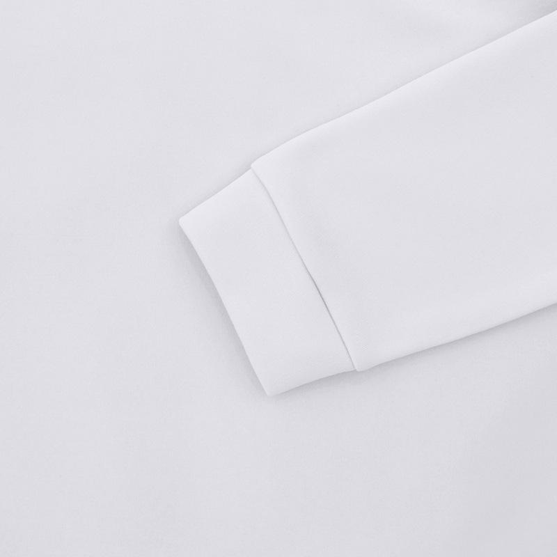 Übergröße Frühling/Herbst Fleecegefüttert Halbreißverschluss Übergroß Stehkragen Pullover Einfarbig Lässiges Sweatshirt für Herren