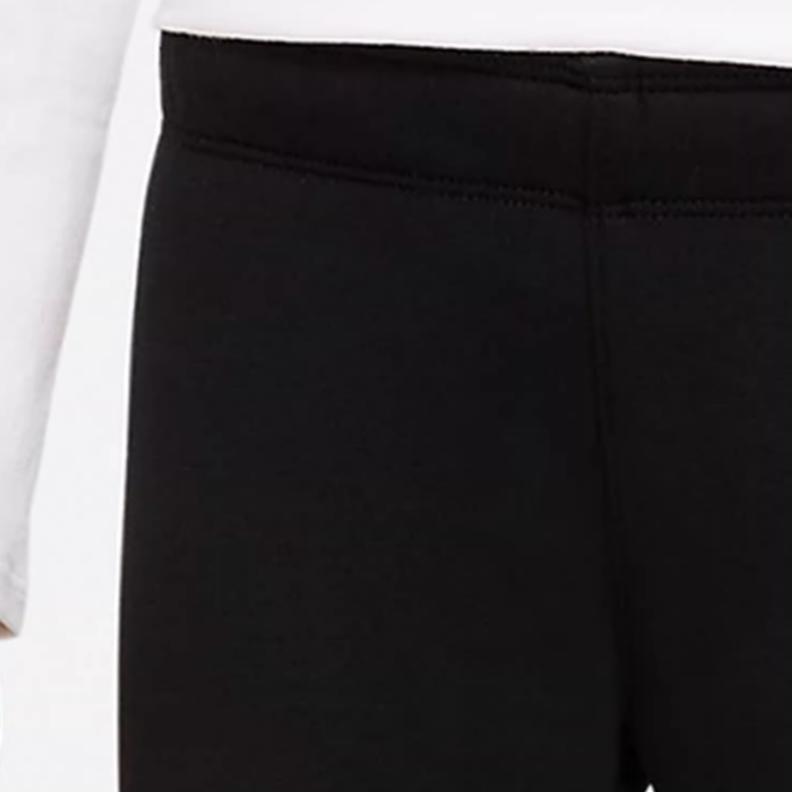Nike Kids Logo Print Elastic Tight Knit Sports Pants Kids bottoms Black DO2709-010