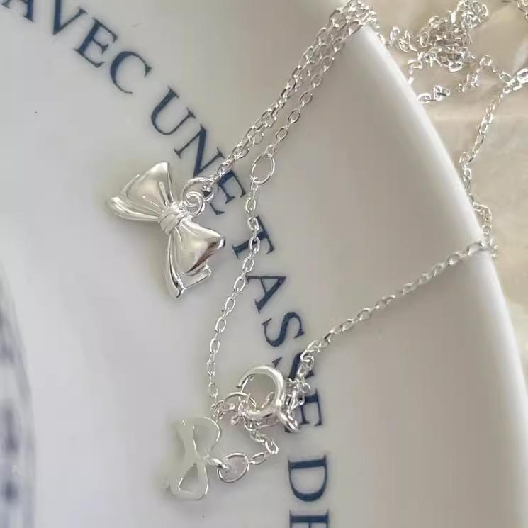 Pearl Butterfly Necklace Female Design Sense High Sense Does Not Fade Accessories Collarbone Chain Tide