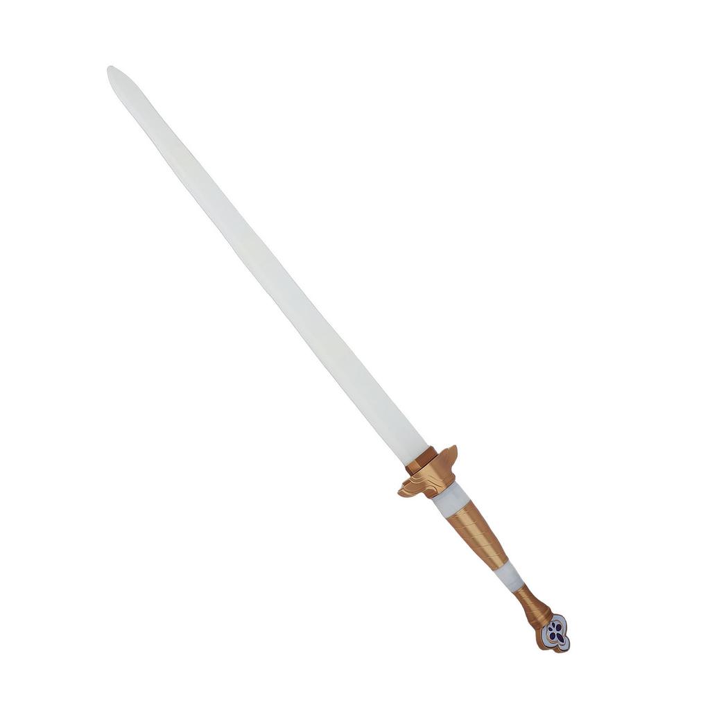 3D Printed Cosplay Costume Sword Retractable Anime Sword Toy Prop with Rune for Movie Collectors Collectible Fan Gift