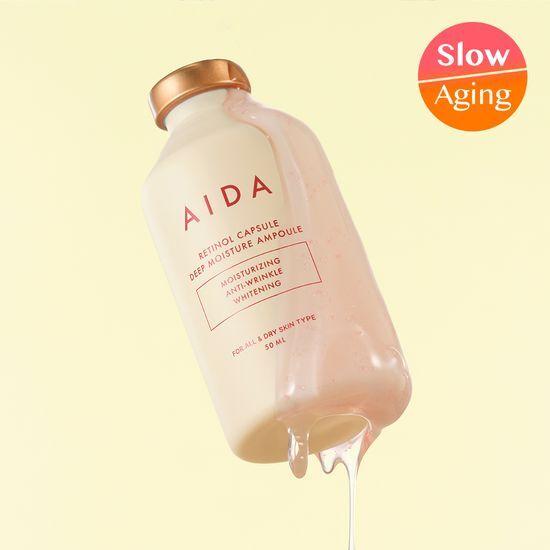 Slow Aging Aida Retinol Capsule Deep Moisture Ampoule 50ml
