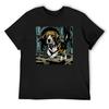 Mignola Beagle T-Shirt Kawaii Clothes Korean Fashion T-shirts for Men Cotton