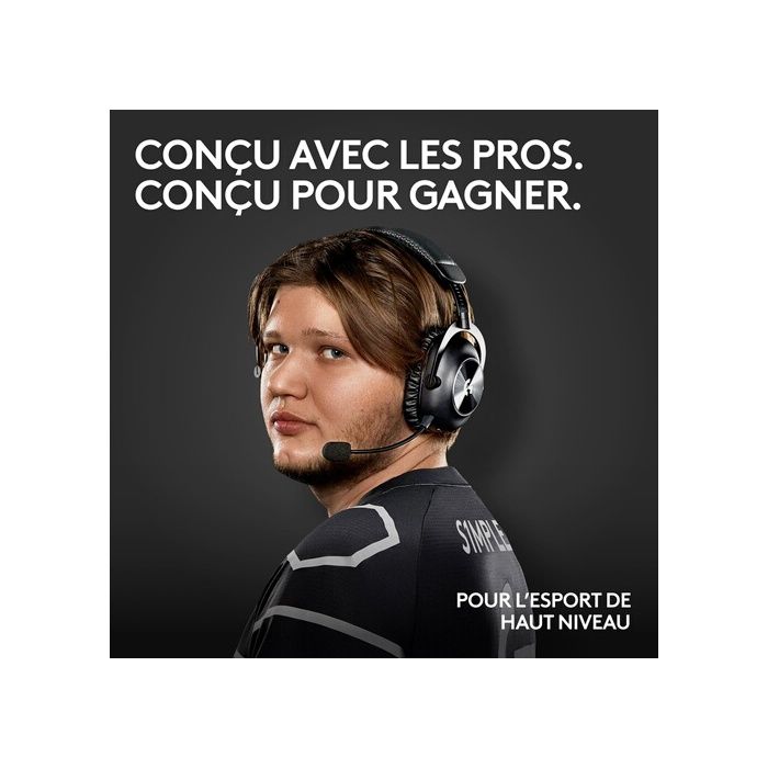 Casque PC Logitech G PRO X 2 LIGHTSPEED Casque sans fil + repose casque