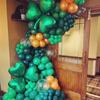 109pcs Different Sizes 18/10/12/5 Inch Balloons for Graduation Anniversary Green Jungle Forest Themed Birthday Party Decorations
