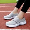 Velcro Soft-Soled Walking Shoes for Seniors, Men and Women, Wide Fit, Large Size 42, Ideal for Autumn Sports and Comfort.