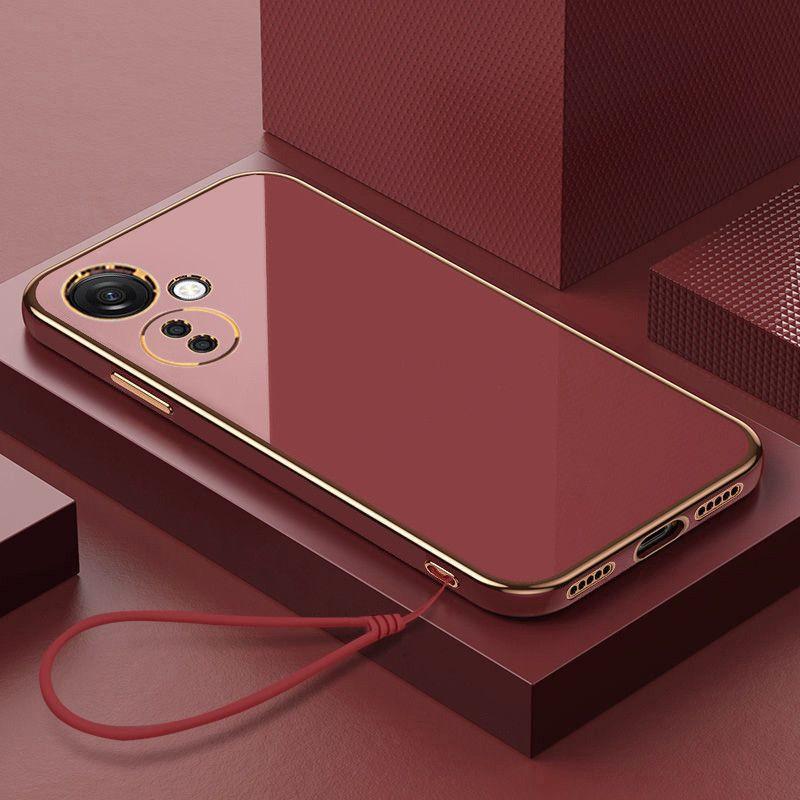 For OnePlus Nord CE 3 Lite Case OnePlus Nord N30 Cover Luxury Square Plating 1+CPH2467 CPH2465 Phone Case Soft Back Cover Fundas