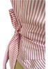 European Striped Sleeveless Tie-Waist Irregular Vest Shirt for Summer 2026