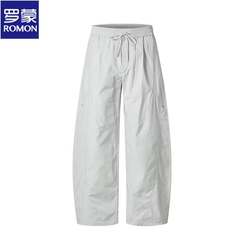 ROMON Men s Loose Wide-Leg Quick-Dry Casual Pants 2XL