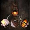 Industrial style country style solid wood E27 wall lamp  Without bulb