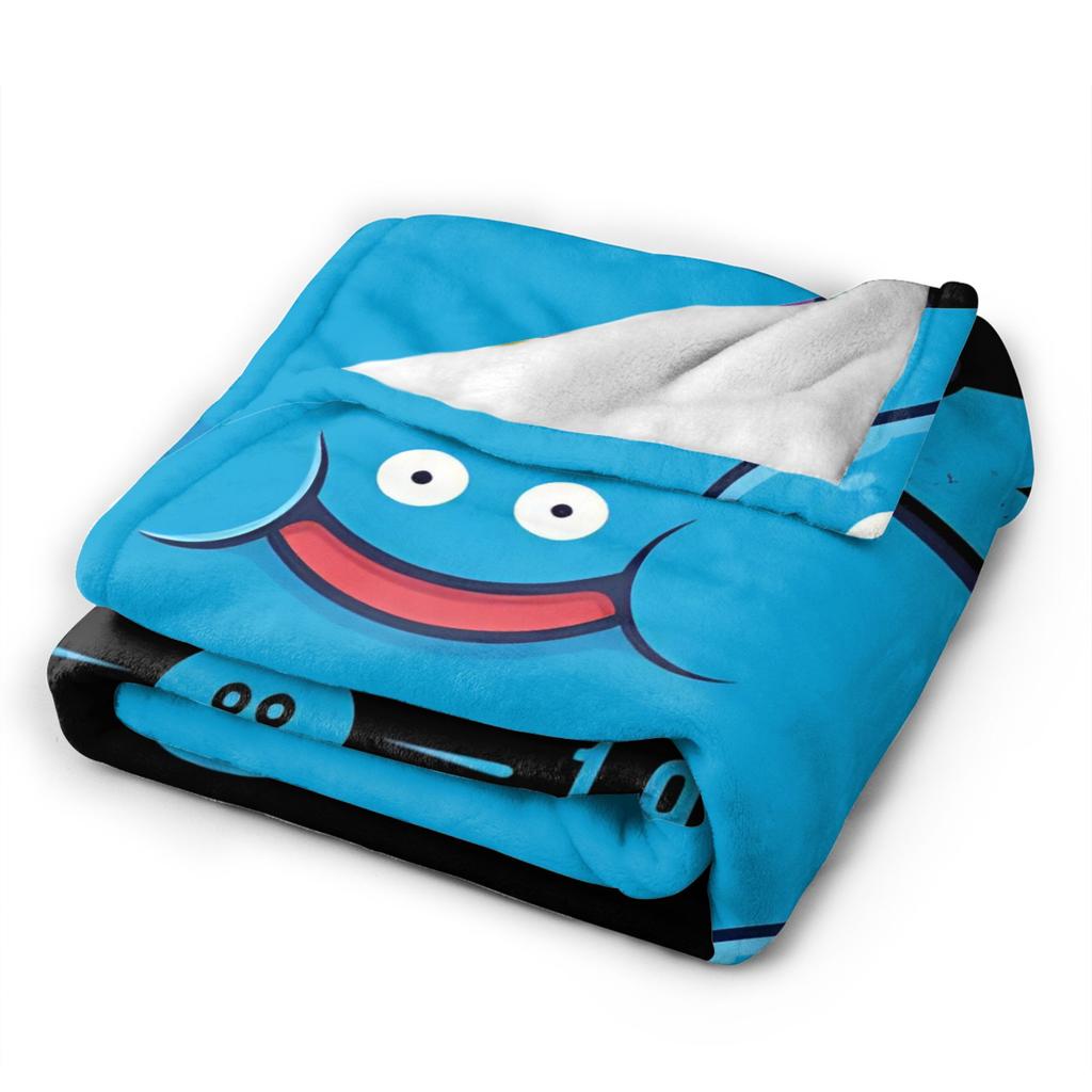 Slime Morimori Dragon Quest Koc Ultra-Miękki Polar Relaks Prezenty Koc Rzutowy Pikowany Koc