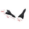 Universal Black Carbon Fiber Shark Fin Roof Spoiler Wind Deflector