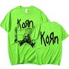 Rock Band Korn 1994 Rag Doll Neidermeyers T Shirt Men's Vintage Metal Gothic Oversized Short Sleeve T-shirts Hip Hop Streetwear