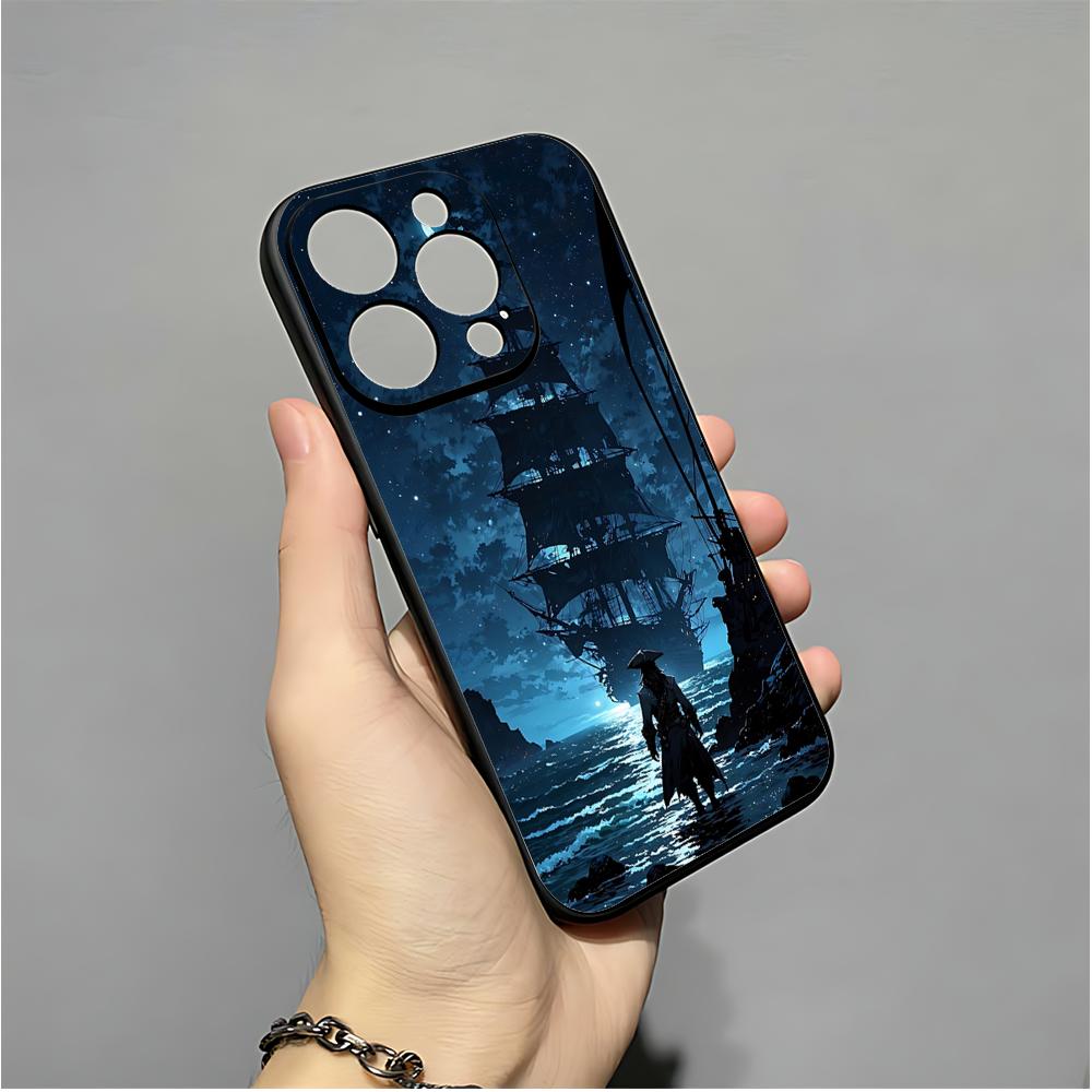

D-Pirates Of The G-Caribbean Phone Case For IPhone 16,15,14,13,12,11,XS,XR,X,8,7,Pro,Max,Plus,mini Silicone Black Cover iphone14
