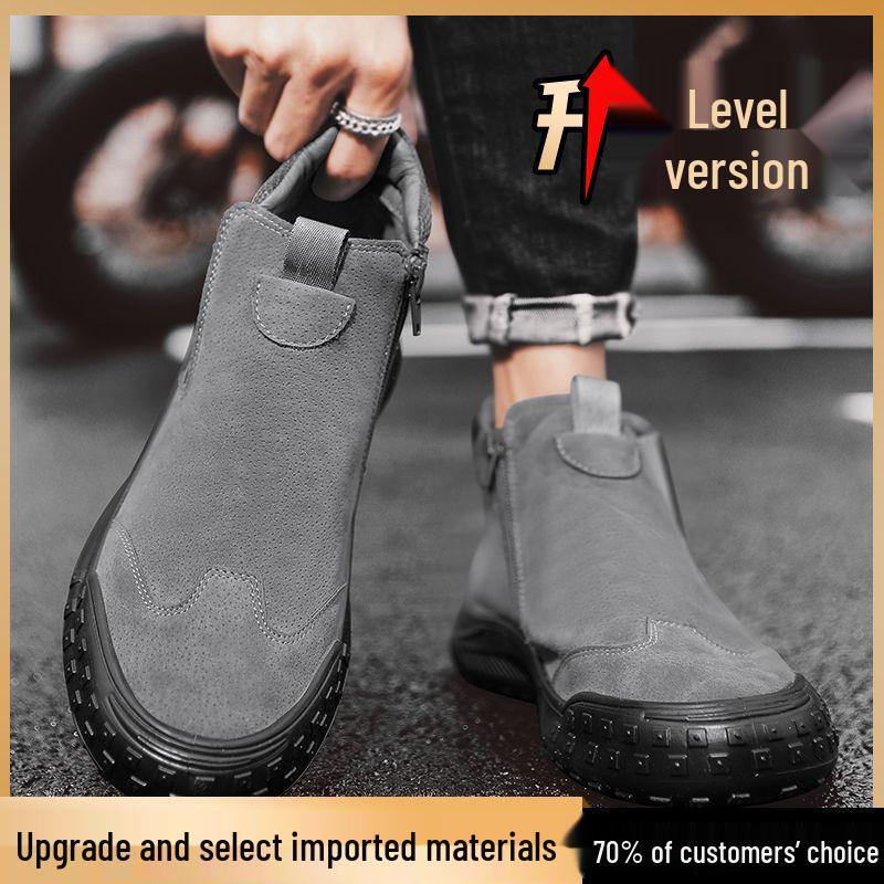 Northeast Men's Winter Snow Boots: Fur-Lined, Non-Slip, Fashionable Sports Shoes