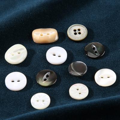 10Pcs Shell Shirt Buttons High-End Women'S Clothes Shirt Cardigan Round Button Daquan Versatile Children'S Baby Button Men