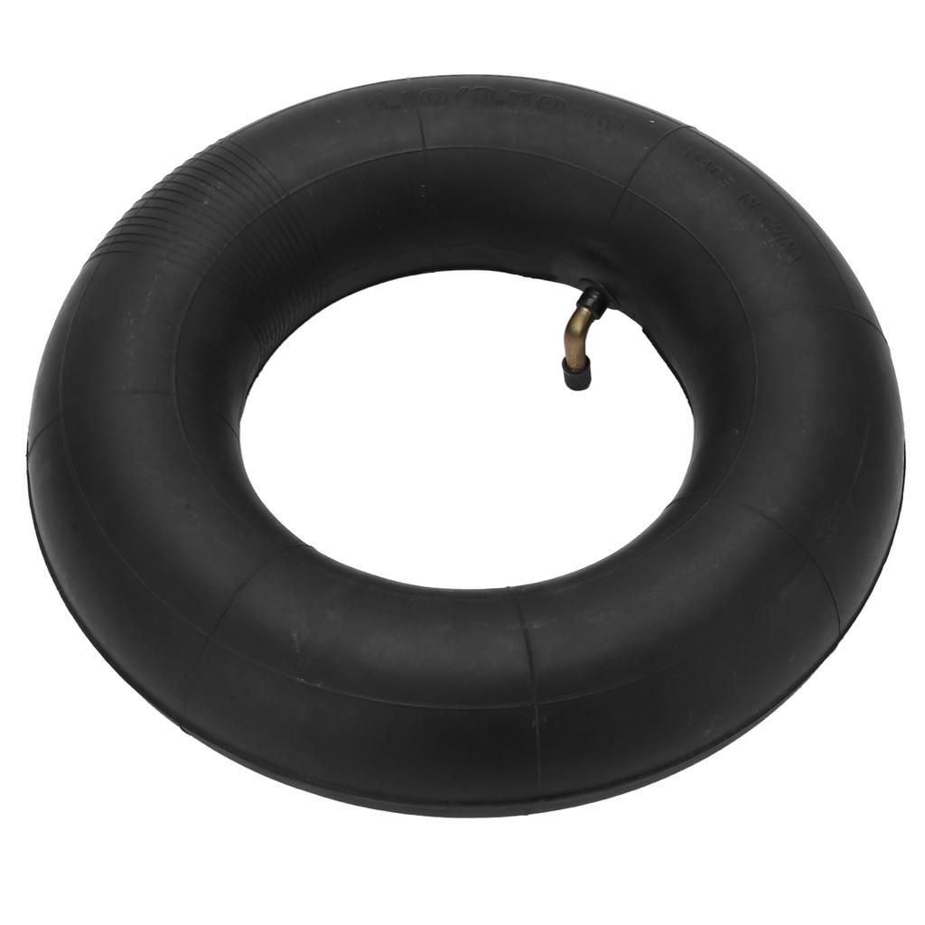 4,10/3,50?6 Câmara de Ar de Borracha com Válvula Curva Câmara de Ar Reforçada para Cortadores de Grama Carrinhos de Mão Karts