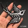 Ironing Applications Punk Textile Backpack Funny Skull And Cartoon Diy Band Patches Sticker Jacket Anime Clothing Stickers