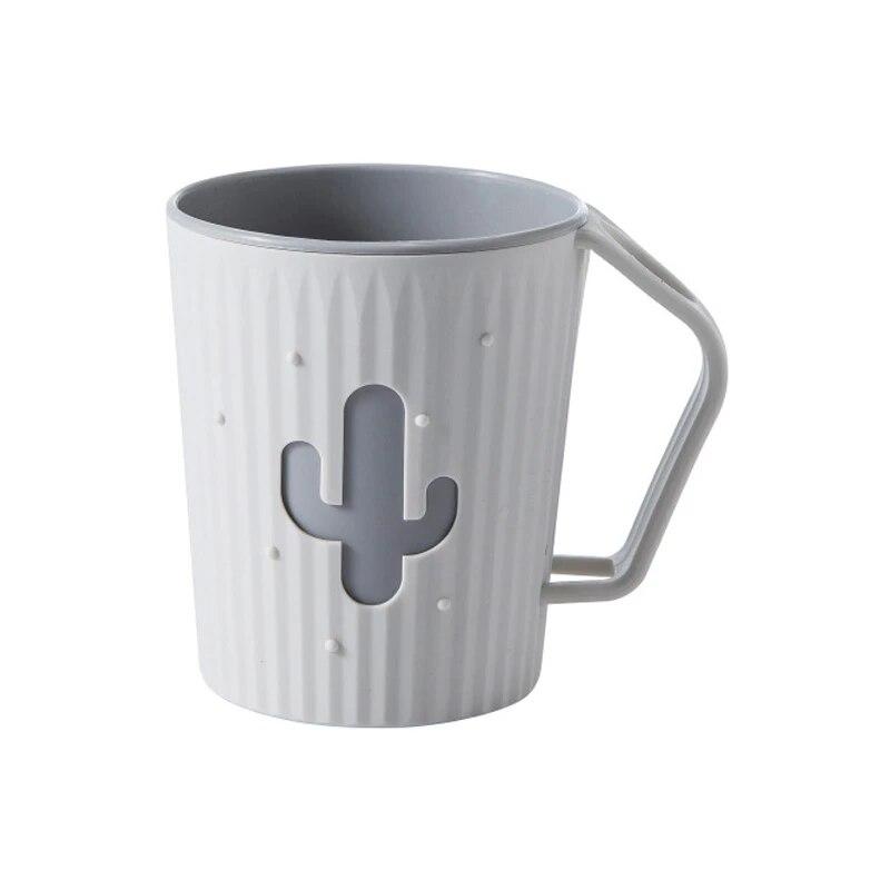 Kubek na szczoteczkę do zębów Cartoon Cactus Double Thicked dla dorosłych i dzieci