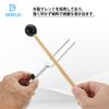 Dreld Tuning Fork 528Hz Tuner with Massage Rubber Mallet and Storage Pouch for Yoga Tuning Fork Crystals, Meditation, Healing, Purification,