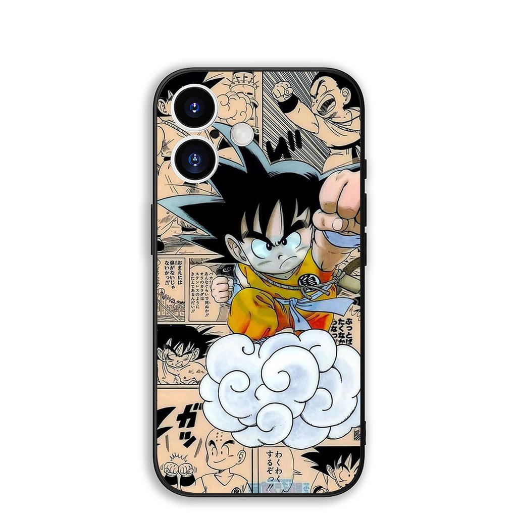 Cover for Apple iPhone 16 15 14 11 Pro Max 6 7 8 Plus + SE2 SE3 SE 2022 2020 8+ Phone Case Android 18 Dragons Gokus Balls Super