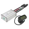 Electric Scooter Conversion Kit 36 48V 15A 250W Brushless Motor Controller LCD Display 130X Thumb Throttle Kit