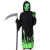 Halloween Grim Reaper Costume for Kids Glow-in-the-Dark Cosplay Outfit