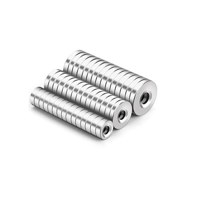 5/10/20/50pcs 15x5 15x3 15x4 20x5 12x5 12x3 Hole 4mm N35 NdFeB Countersunk Round Magnet Super Strong Permanent Rare Earth Magnet