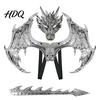 Schaumstoff Drachenflügel Kinderkostüm Set mit Maske Schwanz und Flügel Leichtes Kombi Verkleidung Cosplay Kostüme für Alter 3-12 Halloween Party