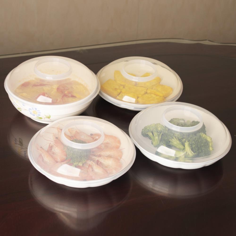 Transparent Microwave Food Cover Anti-Splash Bowl Cover Kitchen Tools Splatter Guard Cover Plate