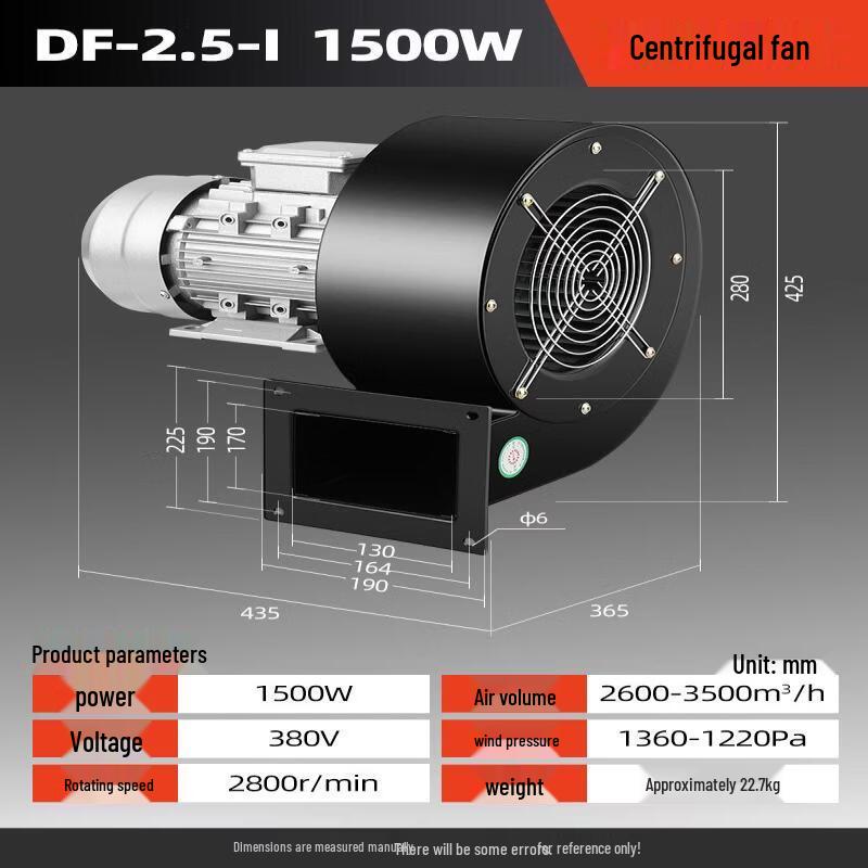 Aokewen DF High-Temperature Multi-Wing Centrifugal Fan