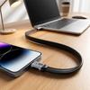 240W Data Cord 3 4 5 USB 5.0 USB C To C Data Transfer Cable With Fast Charging Cable for Desk USB Type-C For iPhone MacBook