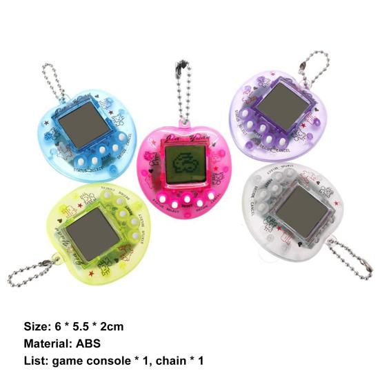 Electronic Pet Machine Lovely Mini Peach Heart Mini-Growing Interactive Virtual Cyber Pet Toy for Children