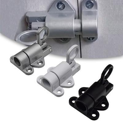 Automatic Spring Door Bolt Latch Home Window Gate Security Pull Lock Door Bolt Lock Aluminum Alloy Security Latch Hardware