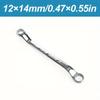 Dual Head Plum Wrench Chrome Vanadium Steel Dual-purpose Wrench Repair Tool Dual Head Wrench
