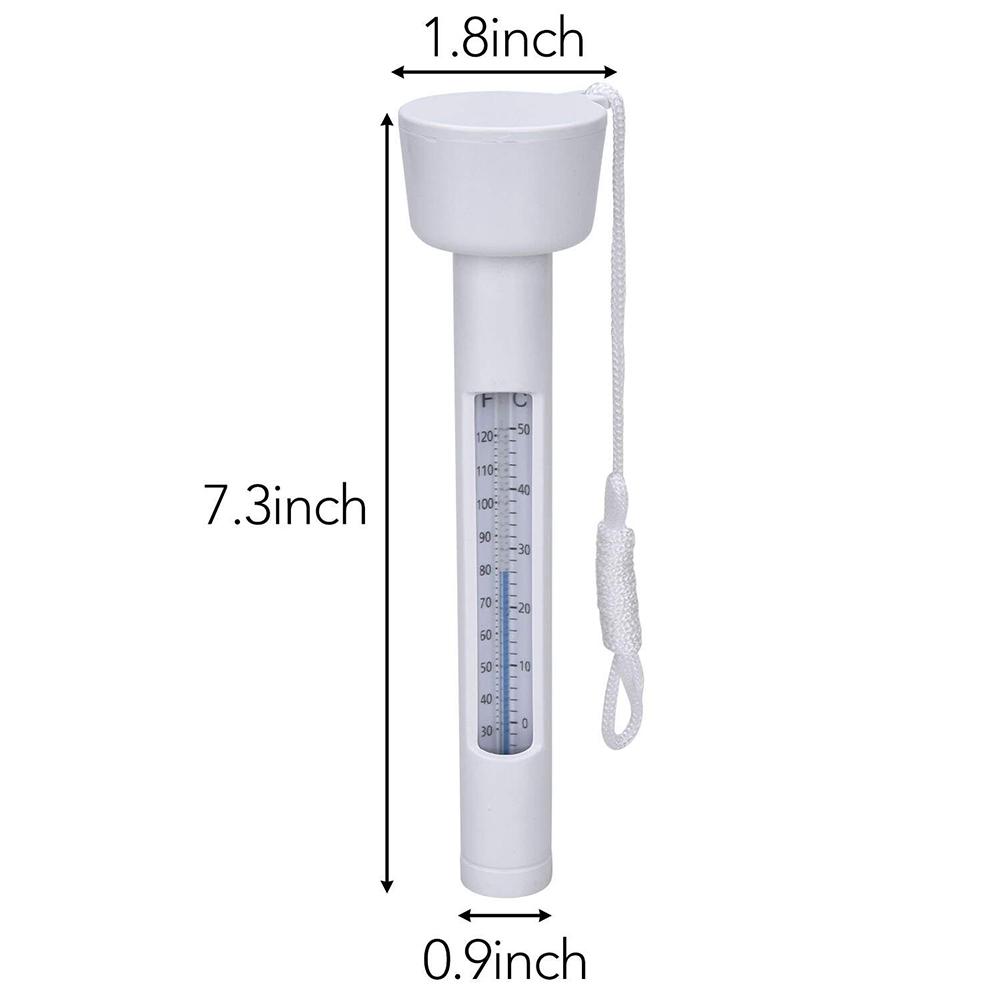 Floating Thermometer Swimming Pool Thermometer with String Water Temperature Gauge Thermometer for Swimming Pool Bathtub Hot Tub