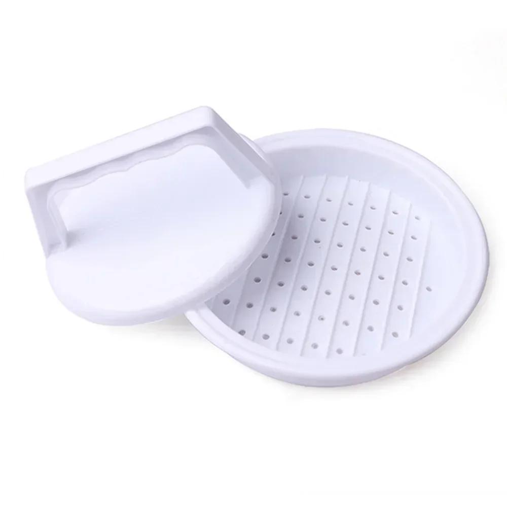Round Shape Hamburger Press Tool Hamburger Meat Beef Grill Burger Press Patty Maker Mold Meat Tools Dropshipping Kitchen