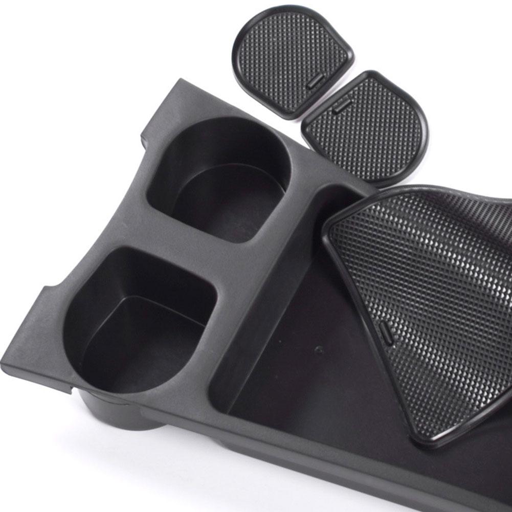 Car Storage Box With Dual Cup Holder For Toyota Prius Zvw30/ 35 2009-2015 Central Console Armrest Storage Box Car Accessories