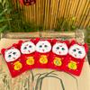 Year of The Snake Mascot Snake Hat Snake Bag New Year Hat Cross-Back Red Packet Doll Festive Dragon Doll Annual Party Gift